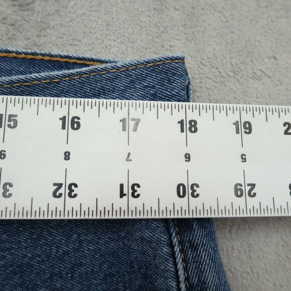 Levi's 505 Jeans Mens Size 36x29 Blue Regular Straight Denim Medium Wash - Picture 3 of 16